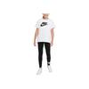 Nike Kids Round Neck Logo Print Short Sleeve T-Shirt Kids Tops White AR5088-112