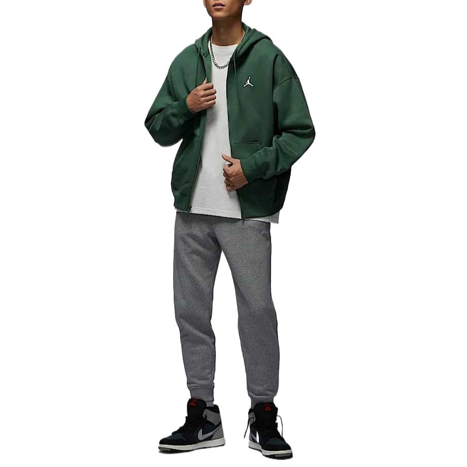 New Jordan Brooklyn FleeceOVERSIZED Sweatshirt Men's Fir Green/Sail White IB7232-323