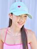 Aengbeulogseu Sunniest Heart Nylon Ball Cap_Mint