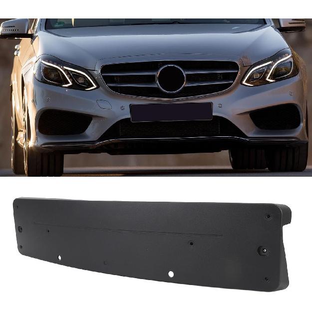 European Standard Front Bumper License Plate Holder Bracket 2128851781 Stable Support, for E Class W212 AMG Line 2014 to 2016