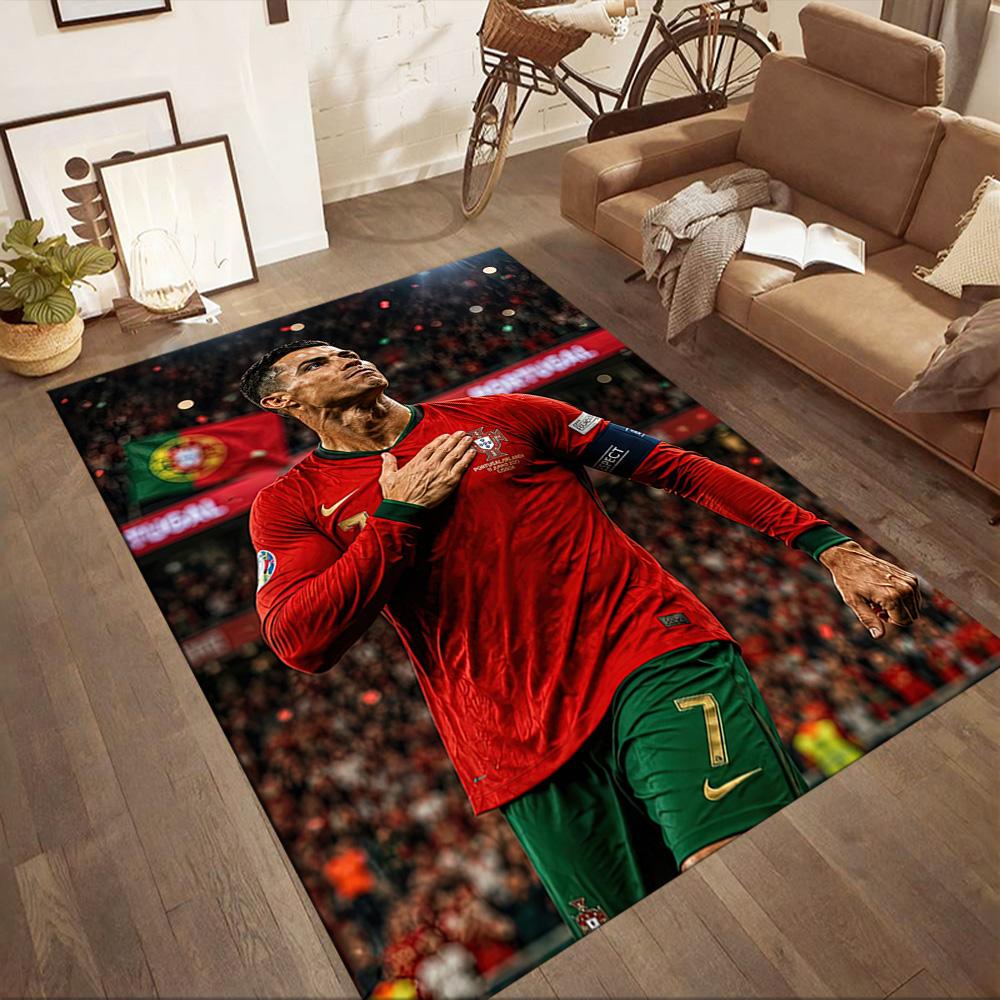 Cristiano Ronaldo Floor Mat Design For Kitchen Foyer Bedrooms Decorate Room Antislip Carpet Decorate Offices Gift For Festivals