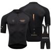 Mens Cycling Jersey Set Short Sleeve Breathable Mountain Bike Apparel Quick-Dry Performance Wear