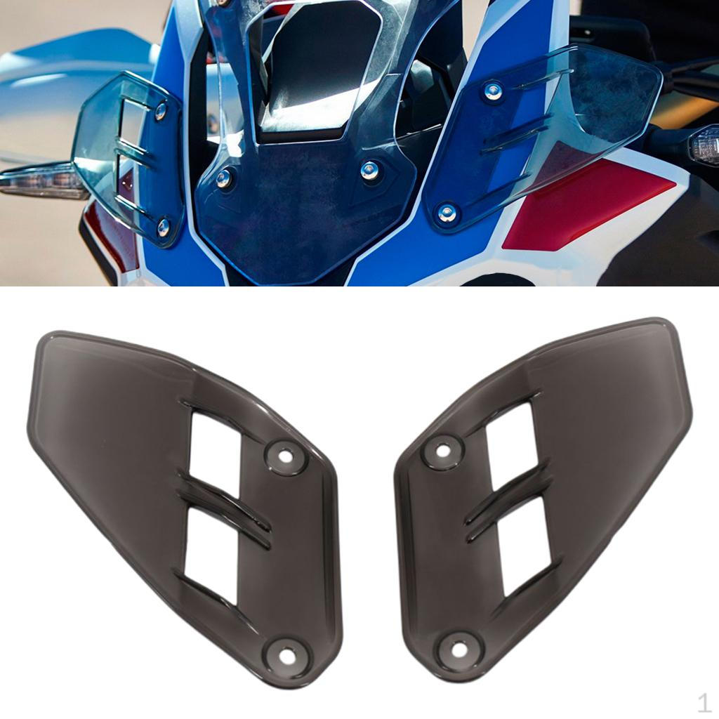 2 Pieces Windshield Deflector Automotive Frames Accessories Upper Wind Deflectors kit suitable