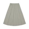 [Snowpeak] Cooling Route Flare Long Skirt Fog Gray (S25MWRSK61)