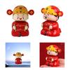 Automatic Nodding Solar God of Wealth Statue New Year Car Ornaments  Office Entrance