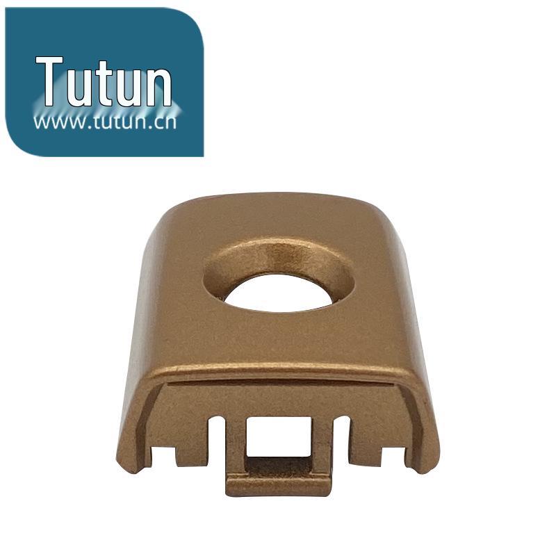 08-15 Qashqai Front Door Handle Cover with Keyhole, Fashion Gold