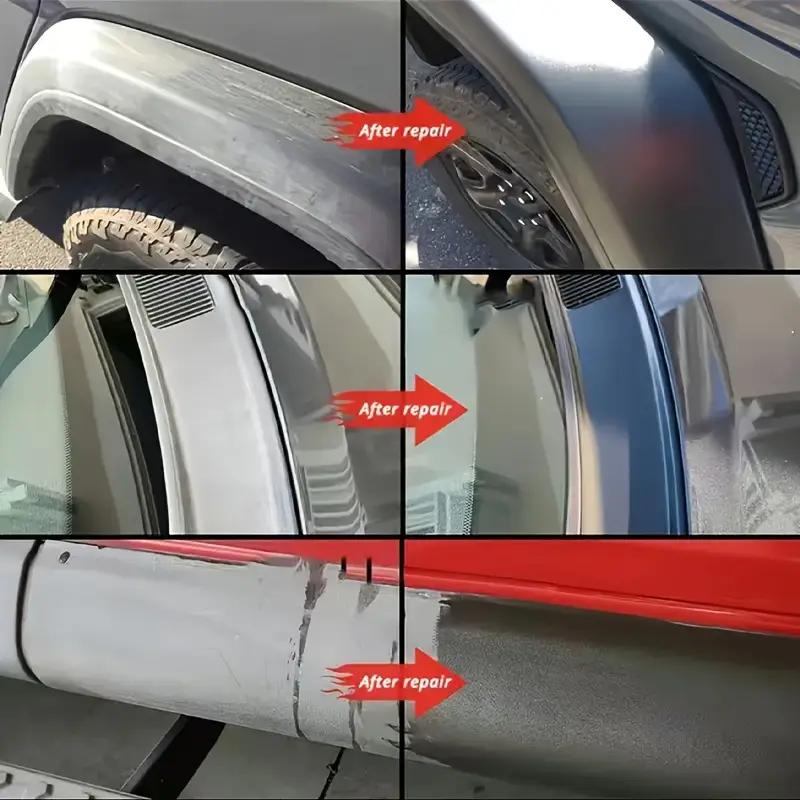 Car Plastic Repair Wax, Durability Can Last 2-3 Years, Repairs Scratches and Enhances Tire Gloss, Maintenance for Black Interior