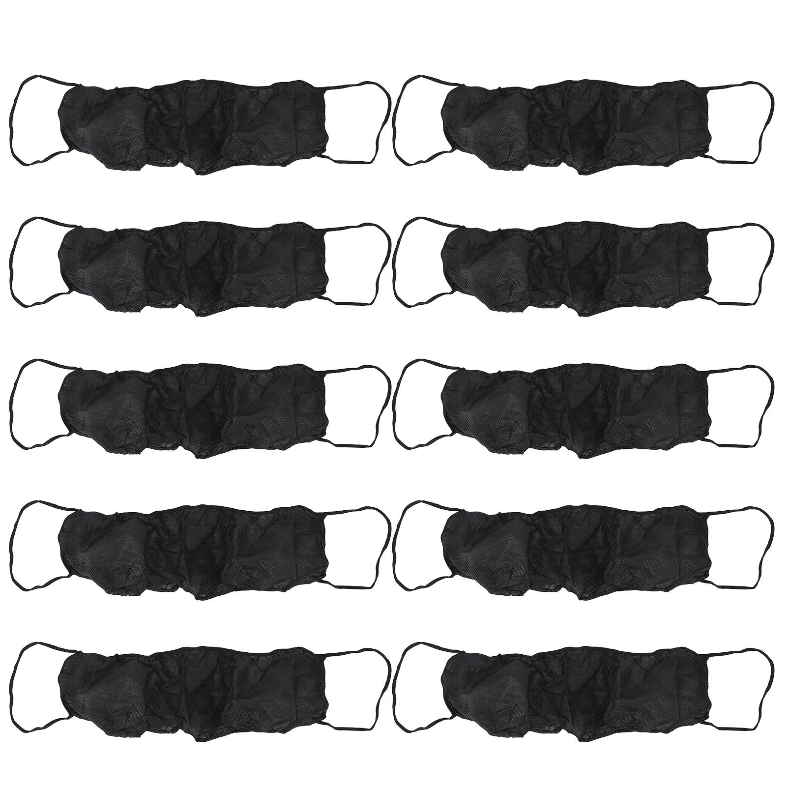 

10 шт. одноразовые бюстгальтеры из нетканого материала, одноразовые бюстгальтеры для салонов красоты, верхнее нижнее белье для женщин Black