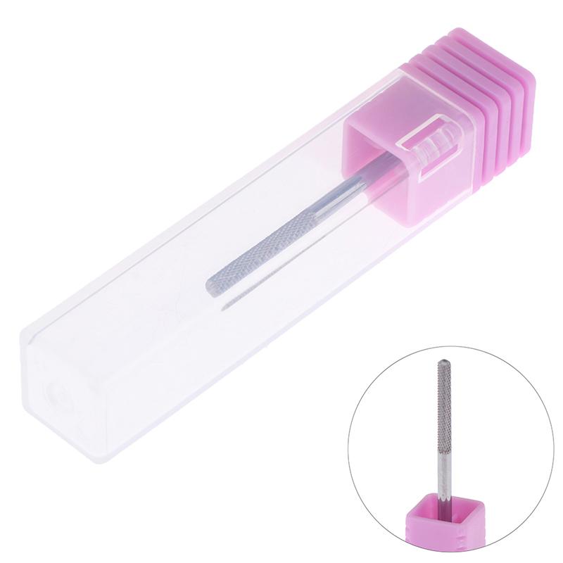 Tungsten Steel Nail Drill Bit Nail File Carbide Nozzle Gel Remover Nail Cleaner Millings Bit