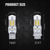 T25 3457 3157 Switchback Led Turn Signal Lights Dual Color 6000k White/amber Yellow 12v 4157nak 3457ak 4057 3057 3757ak 5702ak 4157ak Extremely Super
