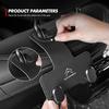 OCDK9 Car Rear Seat Double Head Storage Hook Headrest Hanger Clip For Citroen Jumper Celysee Cactus Picasso Aircross Saxo Grand