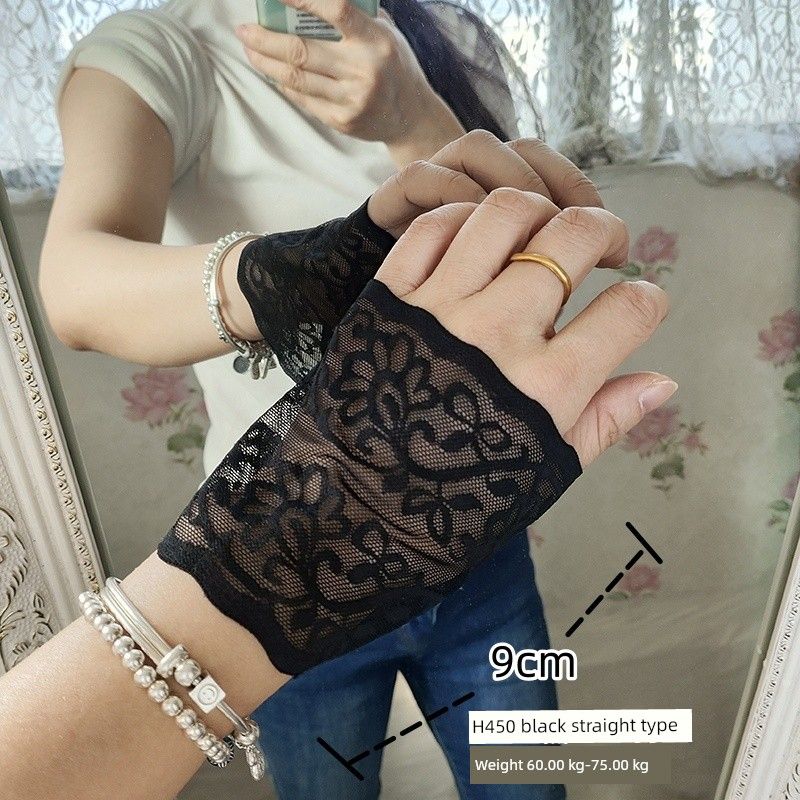 

Кружевной накладной рукав, рукав на запястье, защита от солнца, нарукавник, женский, весенне-осенний, тонкий, для сокрытия шрамов, татуировка, татуировка-браслет, рука, рука H450 black weight 60.00 kg-75.00 kg