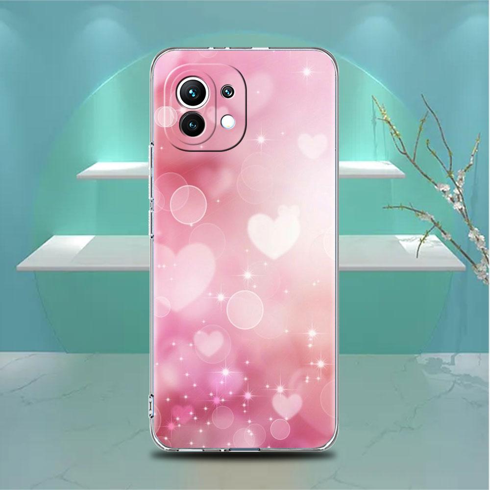 

Рождественский снежный прозрачный чехол для Xiaomi Mi 11 Lite Poco X3 NFC M3 Pro F3 F1 12 Note 10 11T 9T прозрачный чехол для телефона Xiaomi Poco F3