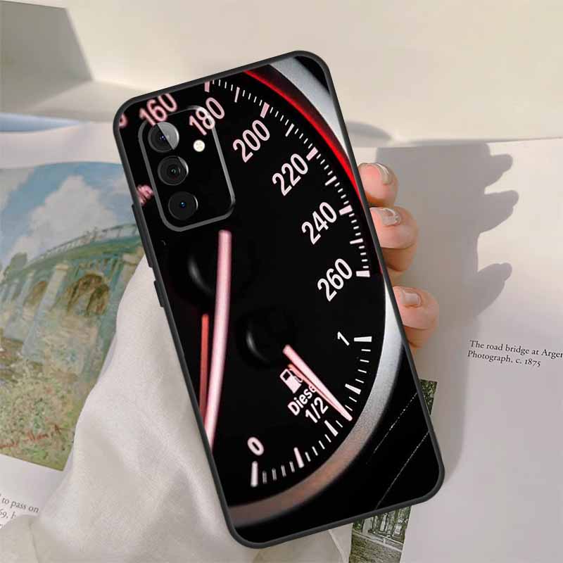 Cool Retro Speedometer Case For Samsung Galaxy A16 A26 A56 A36 A06 A52 A53 A33 A13 A34 A54 A14 A15 A35 A55 A22 A32