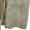 Givenchy 90s Linen Old Check Pattern Jacket 9 Brown Women Used