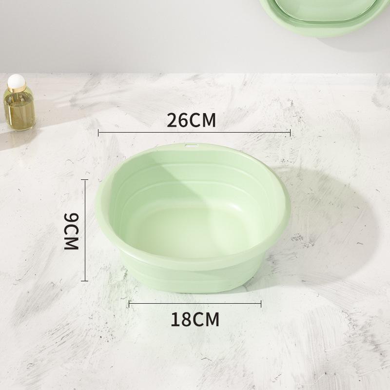 Складной портативный умывальник: Утолщенный, Телескопический, Однотонный Таз для Стирки и Домашнего Использования