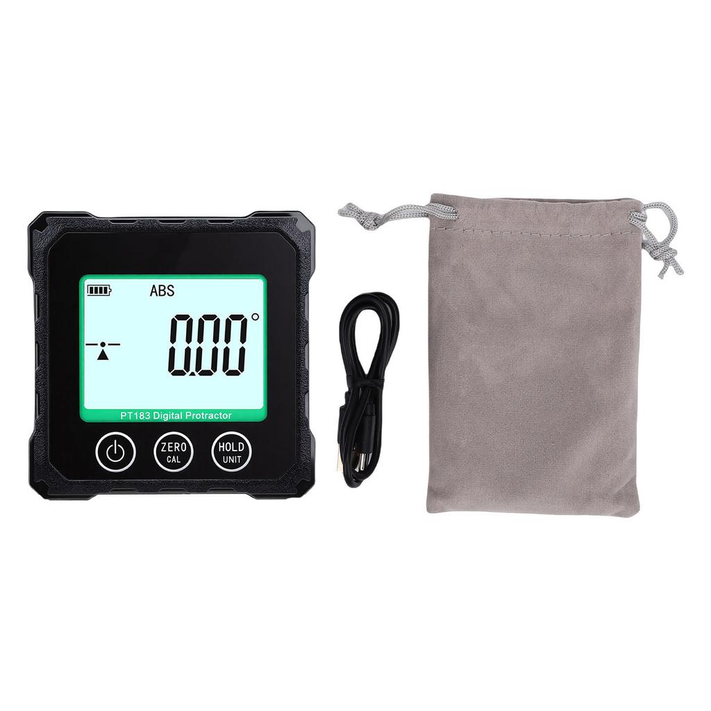 Digital Angle Finder with Electronic Level Inclinometer Protractor 4 Side Strong Magnet 90 Degree Angle Gage