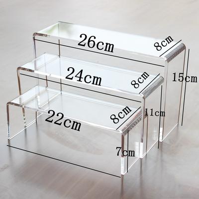 Raft Acrylic, Suport de Afișare Transparent și Îngroșat în Formă de U