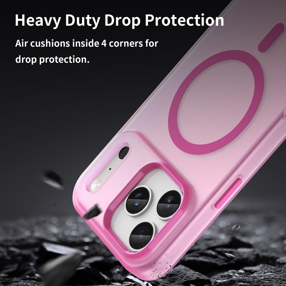 Matte Translucent Powerful Magnetic Anti-drop Case For iPhone 17 Pro Max 17 Air 16e 16 Pro 15 + 14 13 12 11 Protect Full Cover