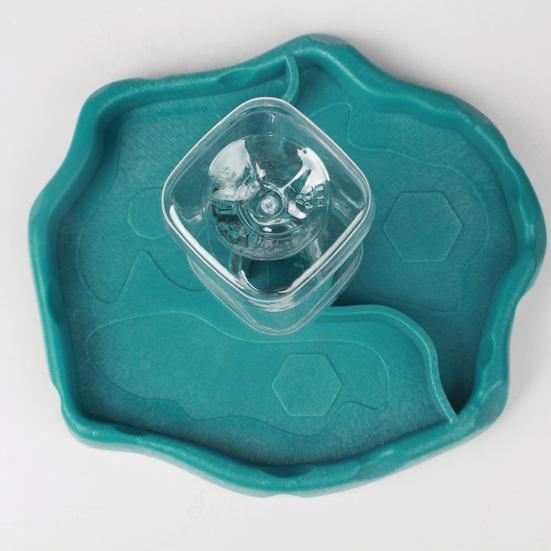 Reptilien-Wasserspender, abnehmbare Struktur, Mehrzweck-Futterspender aus Kunststoff, automatischer Wasserbrunnen für Schildkröten, Bartagamen