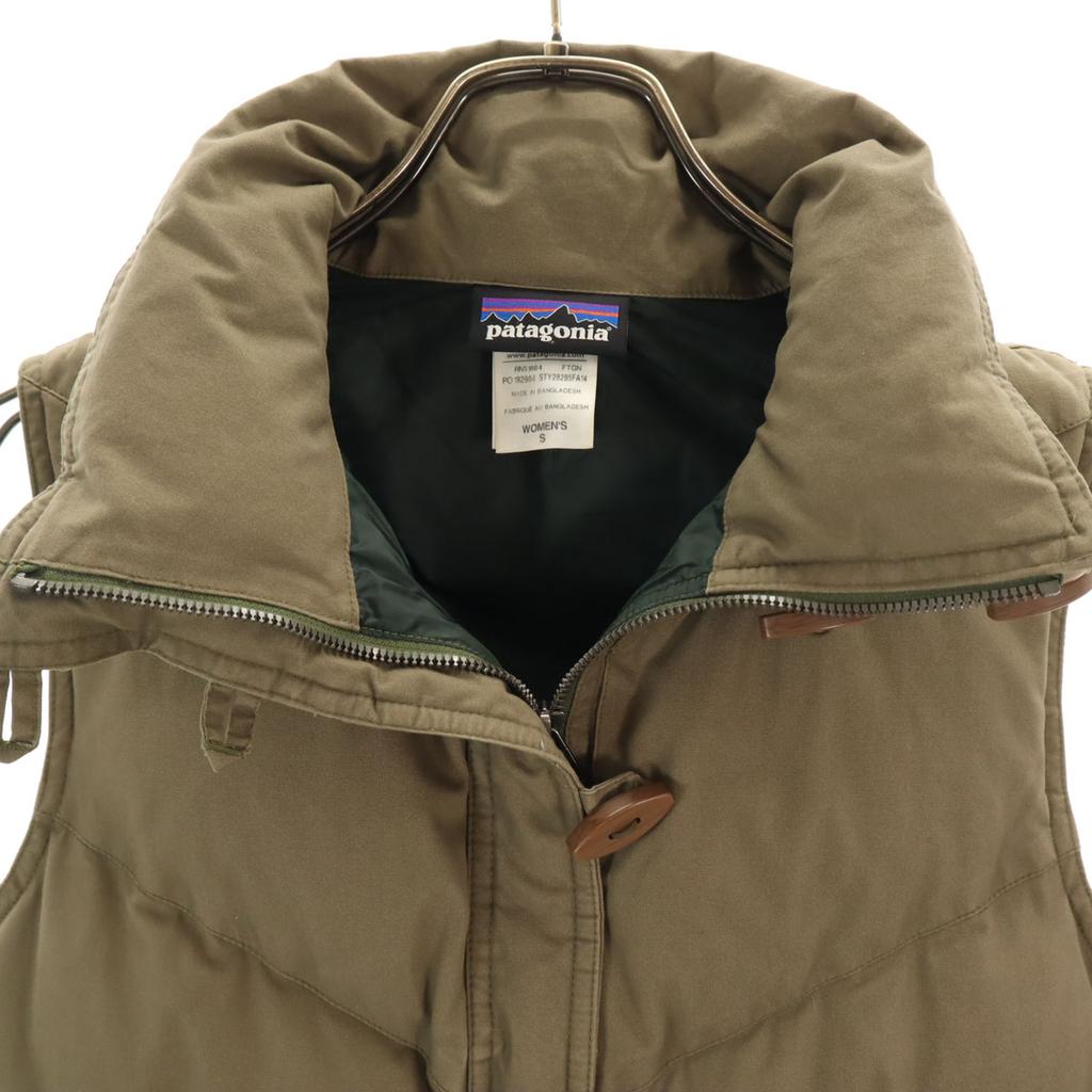 Patagonia TOGGIE Down Vest S Ash Brown 28285FA14 Outdoor Women Used