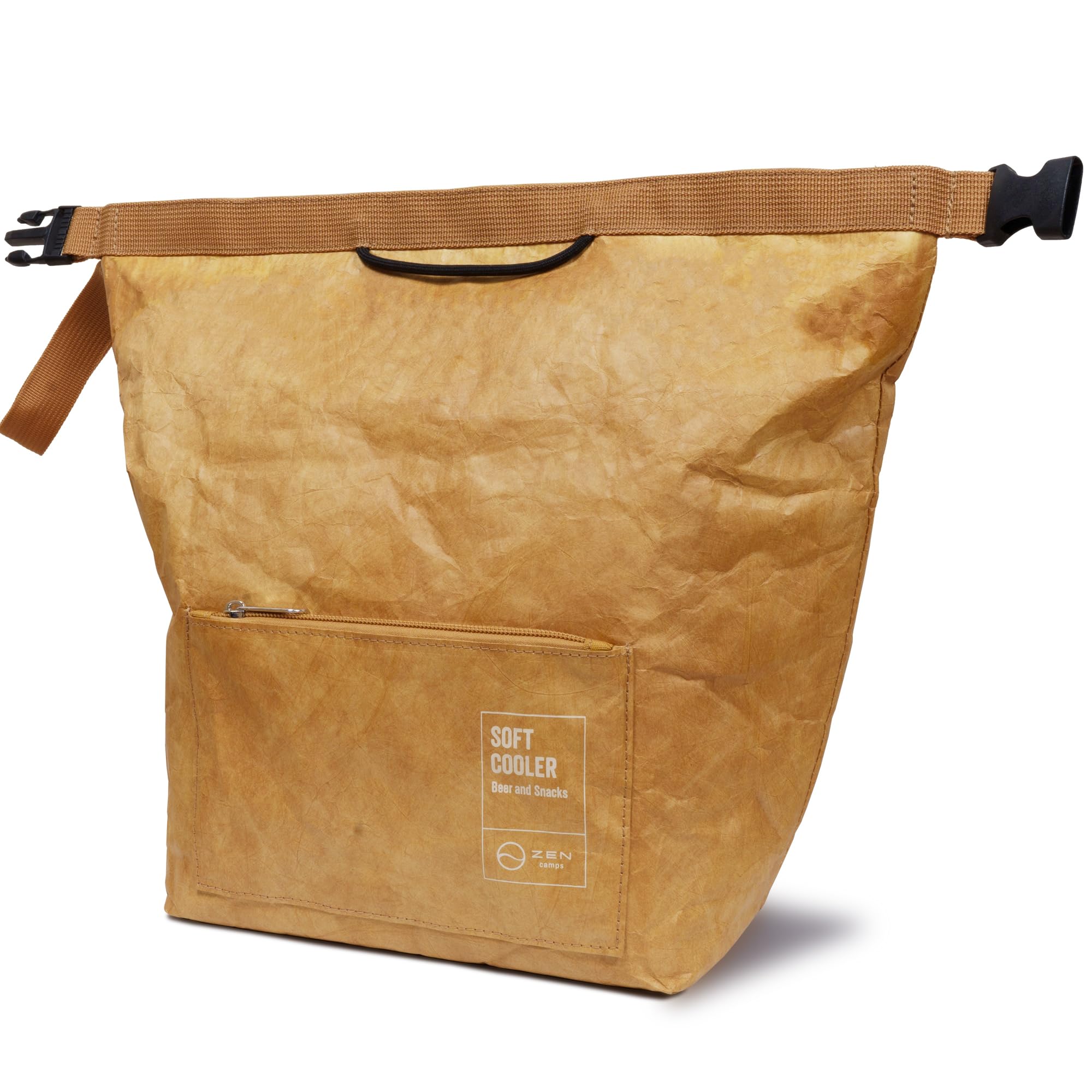 ZEN Camps Ролл-топ кулер Мягкий кулер Изолированная сумка Долговечный кулер-бокс Складной Легкий Герметичная конструкция Вместимость 7 л10 л Коричневый Средний 5080₽