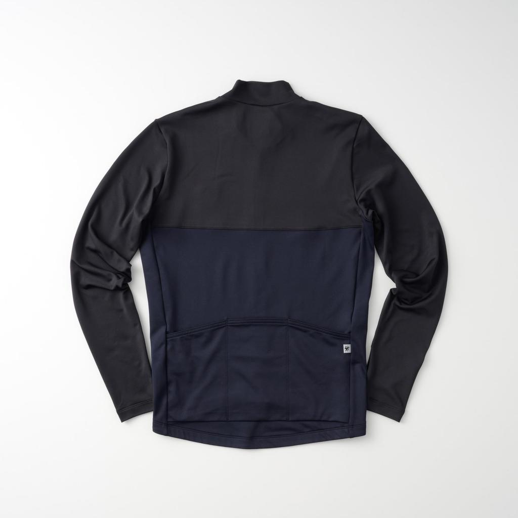 Kapelmuur Cycling Long Sleeve Jersey Warm Jersey Horizon Black L [10-15°C]