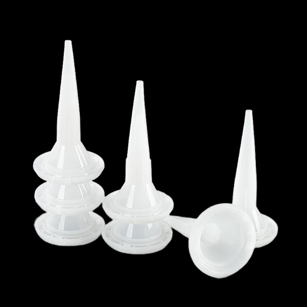Home Improvement Caulking Nozzle Structural Glue Nozzle White