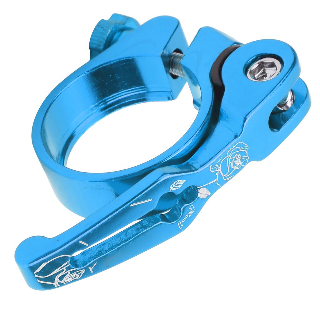 34.9mm Quick Release Seatpost Clamp Aluminum Alloy Mountain Bike Accessory
