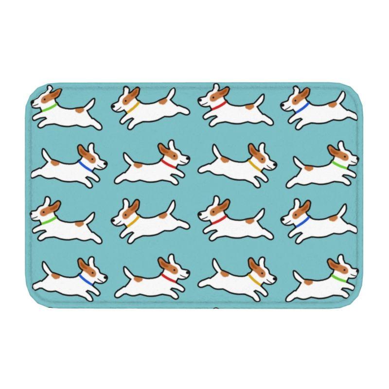 Mème Drôle de Jack Russell Terrier Tapis de Sol d'Entrée de Porte d'Entrée Tapis Extérieur Amoureux des Chiens Tapis de Bain Cuisine Tapis de Sol de Salon 40cmx60cm