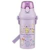 Skater water bottle children direct drinking 480ml plastic one-touch dishwasher safe made Japan Pokemon Pokepiece 24 girls PSB5SANAG-A