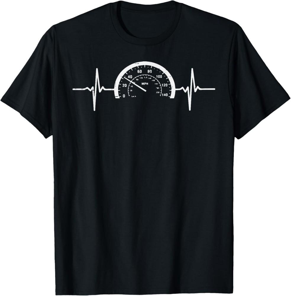 

Heartbeat Speedometer Car Guy Auto Garage Racing Men Dad Gift Unisex T-Shirt L