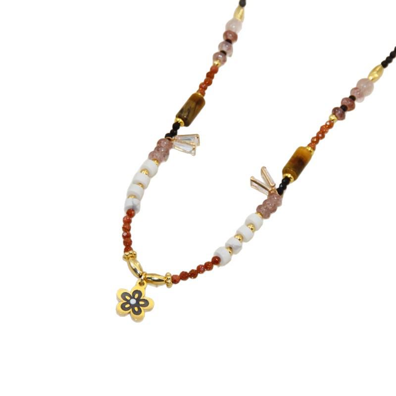 Doğal Siyah Spinel El Yapımı Choker - Şık Avrupa & Amerikan Tasarımı