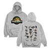 Felpe con cappuccio da uomo Jurassics World Rebirth Logo Dinosauri Felpa Unisex Donna_Uomo Manica Lunga Pile Pullover Larghi Streetwear