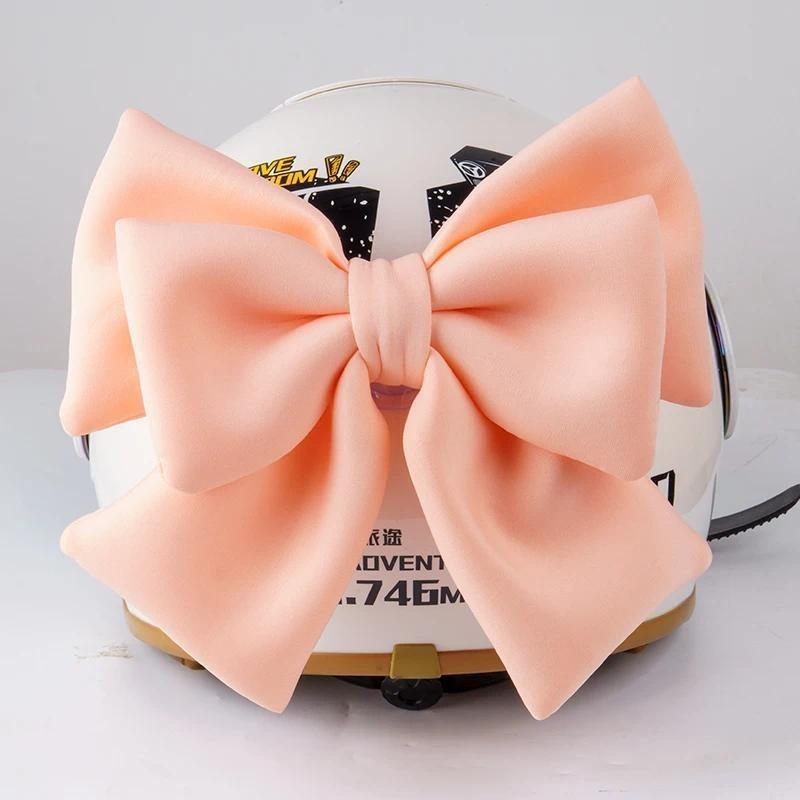 

1pc Bow Helmet Decoration Cute Bow Ornament for Motorcycle Electric Bike Ski Helmet Riding Accessories for Women