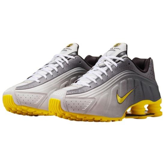 Nike Shox R4 Bright Citron Unisex Sneakers Yellow Vast-Grey Light-Graphite IH3397-078