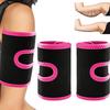 Arm Trimmer for Men Women Neoprene Compression Sauna Sweat Arm Trainer Sleeve Adjustable Slimmer Band Wraps for Workout Sport