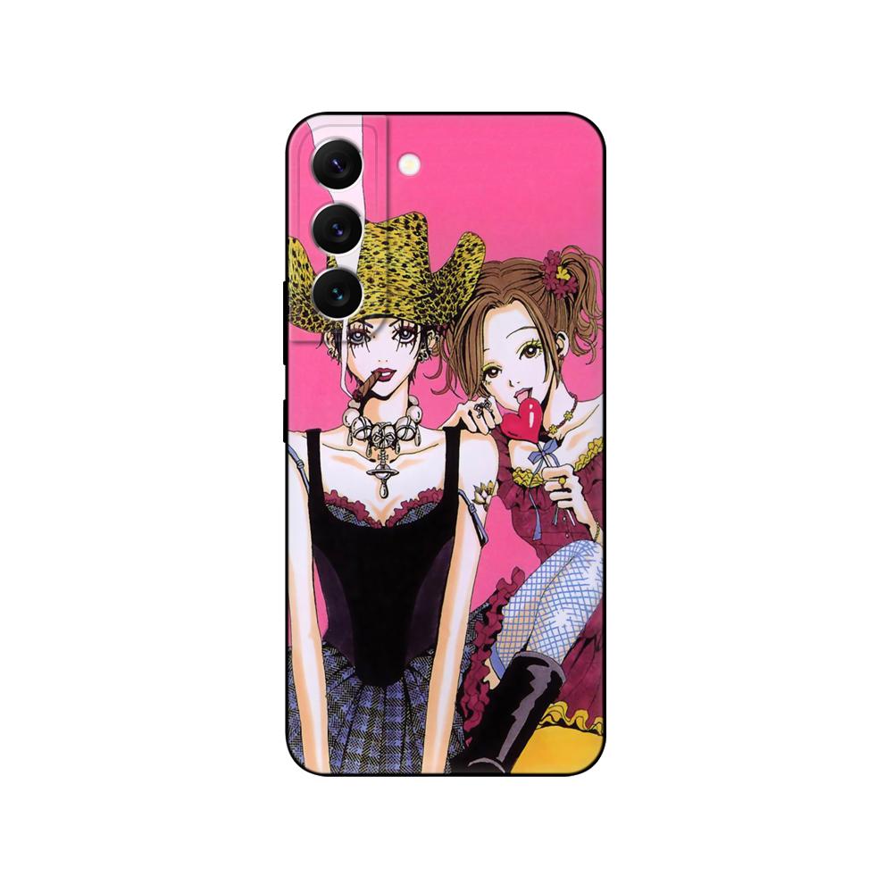 Pro Samsung Galaxy S22 | S22+ | S22 Ultra 5G Pouzdro Pro Samsung S22 Plus Zadní kryt telefonu černé tpu pouzdro růžové Anime vesmírné auto