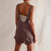 2024 Sommer Europäischer & Amerikanischer Stil Tasche Träger Waschen Denim Overall Shorts