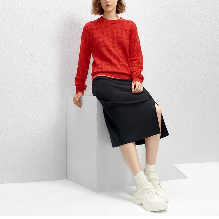 New FILA Knitwear Women's Light Raspberry Red F11W411405-RD