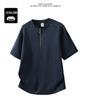 Men's 2026 Summer Ice Silk Quick-Dry Short-Sleeve T-shirt – Round Neck Polo Style