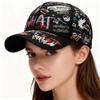 Graffiti Baseball Cap, Fashionable And Versatile Outdoor Sun Hat For Men And Women