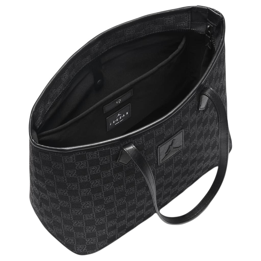 New Jordan Monogram Polyester Tote Bag, Shopping Bag, Shoulder Bag, Handbag Men's Black HM9241-010