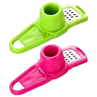 1pcs Garlic Press Crusher Manual Mincer Chopping Tool Home Garlic Masher Kitchen Ginger Garlic Grinding Grater Kitchen Tools