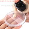 Soft PU Powder Puff Circular Water Drop Transparent For Cosmetic Face Foundation BB Cream No Powder Eating Powder Makeup Tool