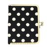 [Onishi Ken] Black Dotted Notebook Case with Clasp