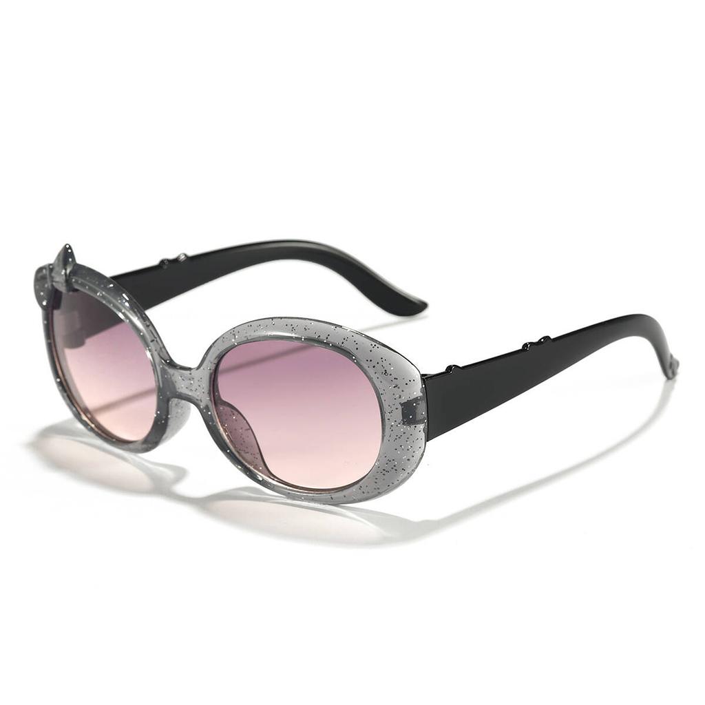 2026 New Children's Sunglasses For Girls, UV Protection, Cute Bow Design, Transparent Color Sunshade Glasses