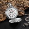 Fashion Gift Flip Quartz Pocket Watch Gifts for Son Children Neck Wearing Locket Charm Dial Gifts
