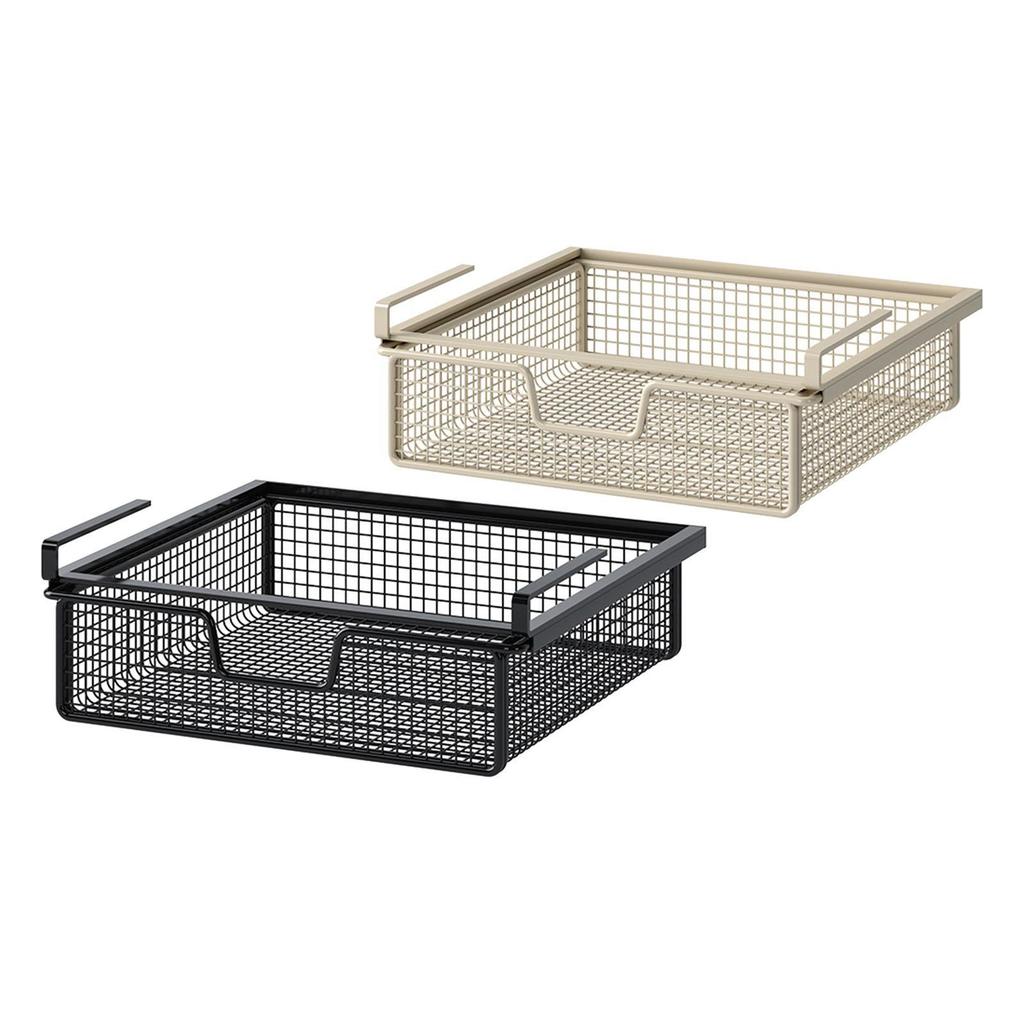 Underwear Organizer Drawer Style Carbon Steel Sliding Drawer Storage Basket for Closet Shelf Bedroom