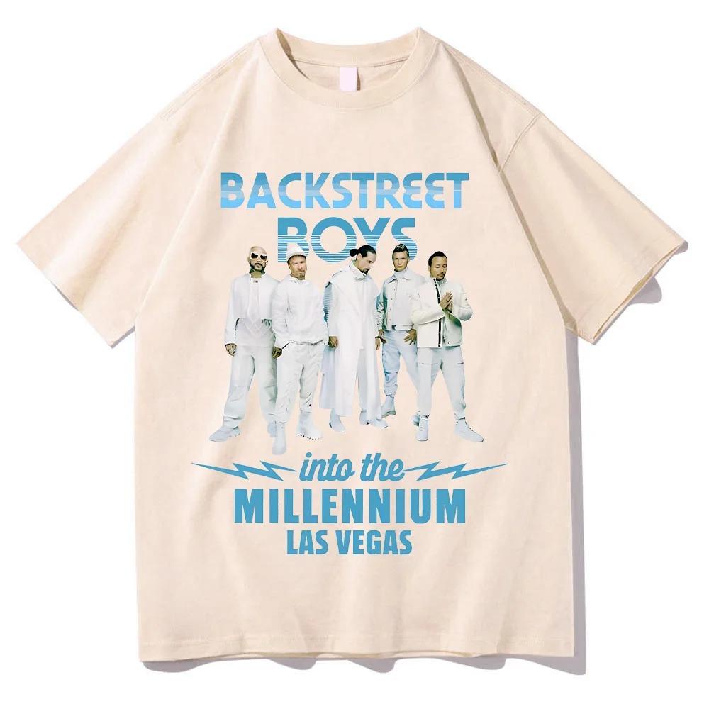 Backstreet Boys T-Shirts Y2K Fun Casual Cotton Clothing Gift Clothing Into The MILLENNIUM Vintage Tops Women Men Streetwear Tees